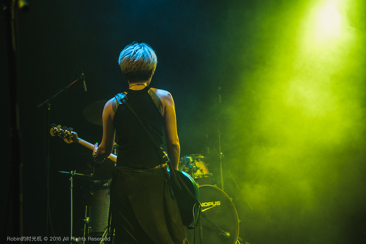 音乐现场 | 上海la cygne女子摇滚乐队 活动现场人像摄影后期