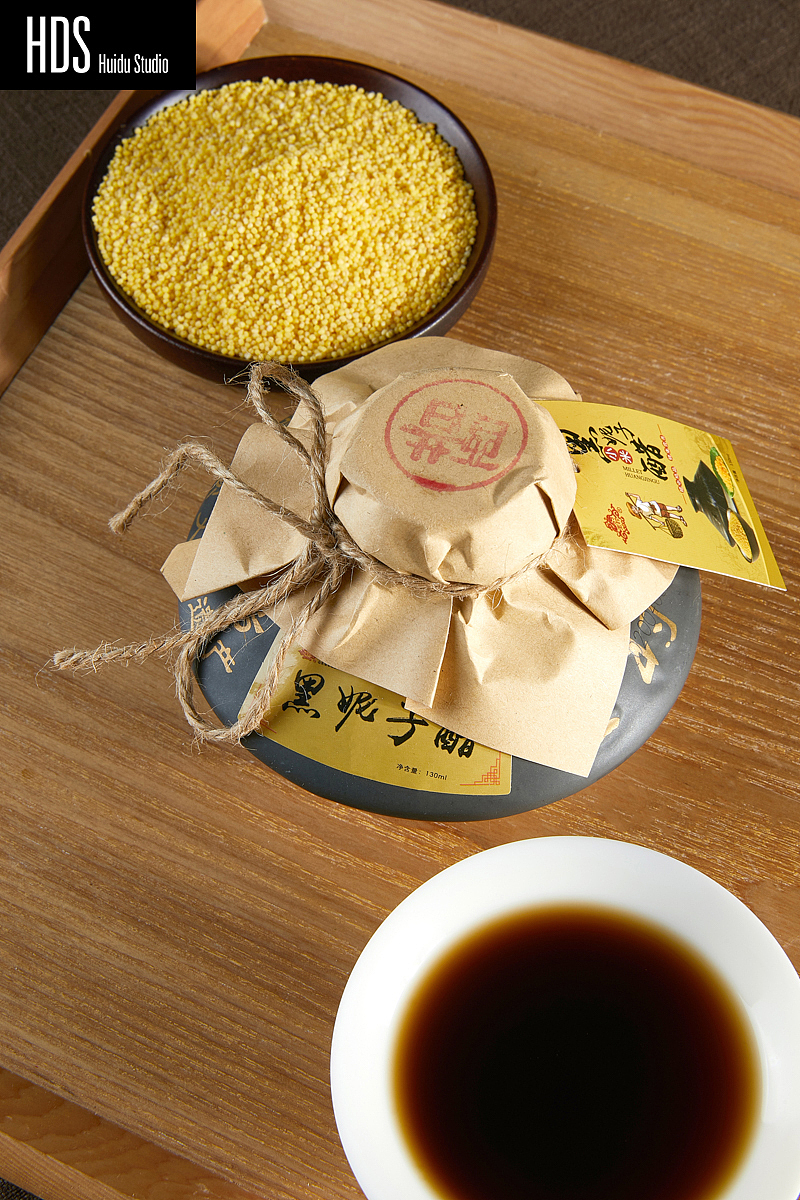 王村醋产品静物场景图拍摄