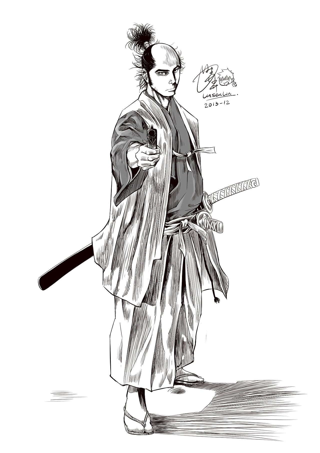 線稿練習(xí)（圖ZMTc5ODMyMzI=） - 創(chuàng)作習(xí)作 - 站酷設(shè)計(jì)師佛系畫畫的柒木_Q原創(chuàng)素材 - 站酷ZCOOL