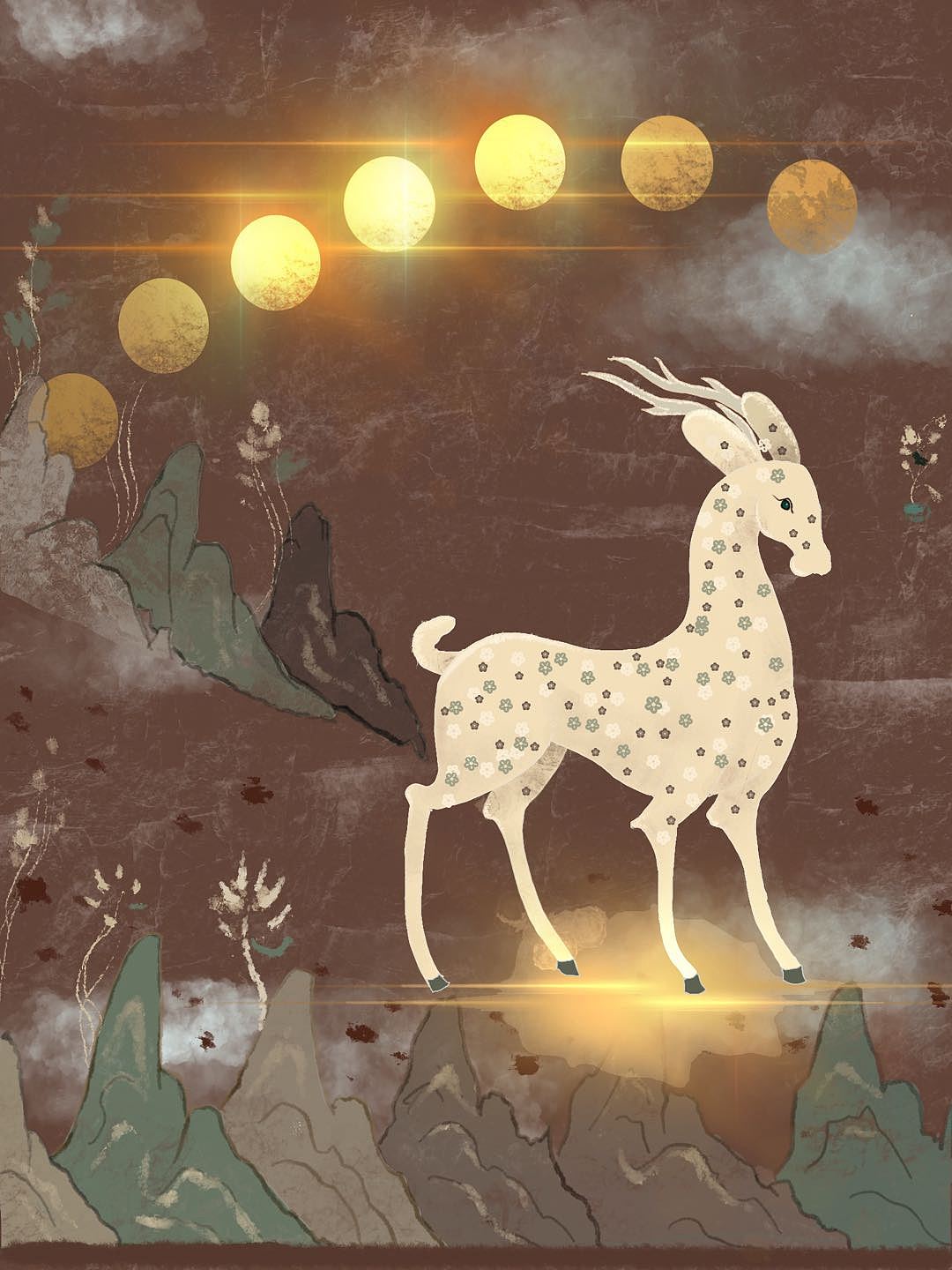 敦煌壁画之九色鹿