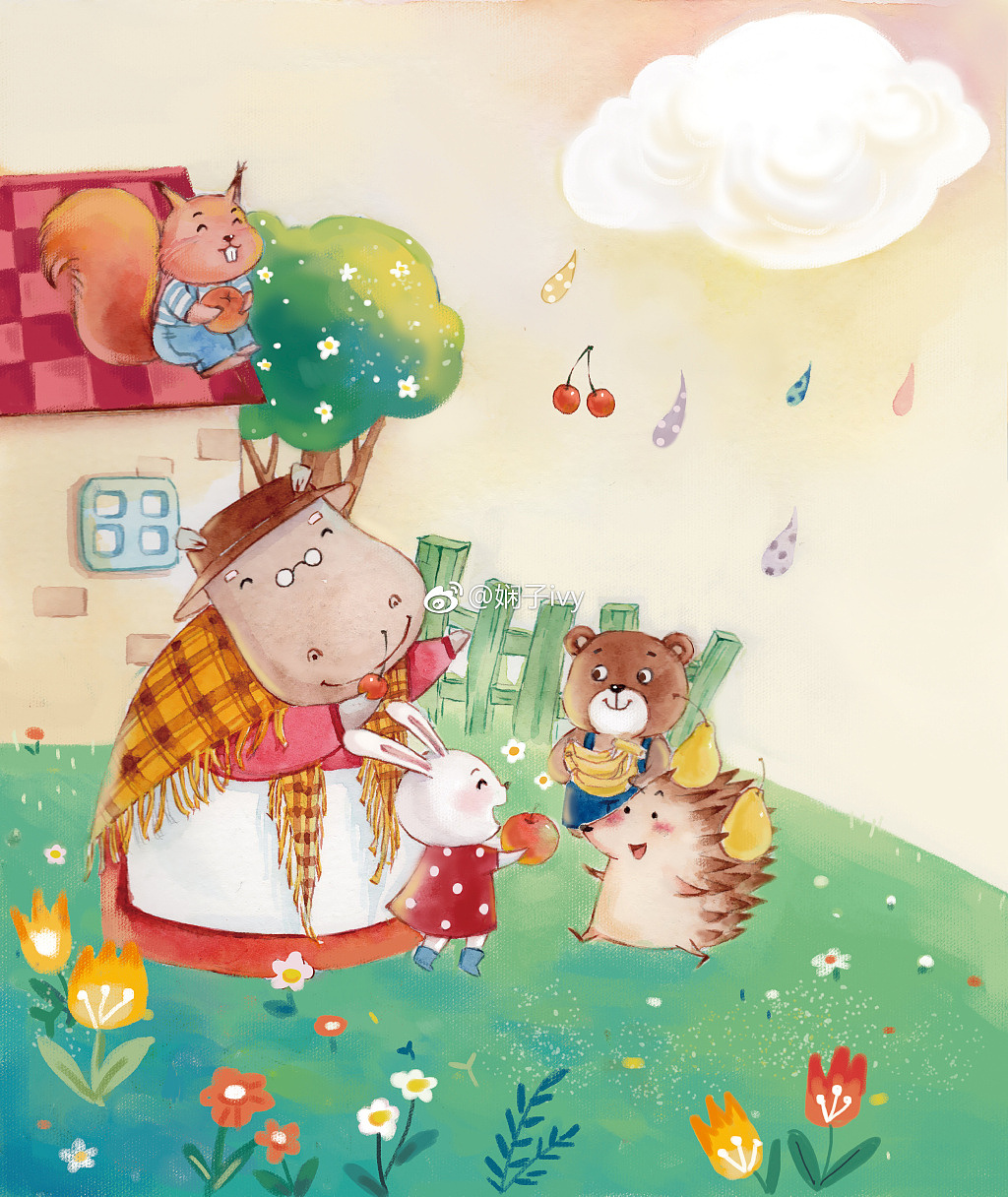 小巴掌童话|插画|商业插画|娴子ivy_原创作品-站酷zcool