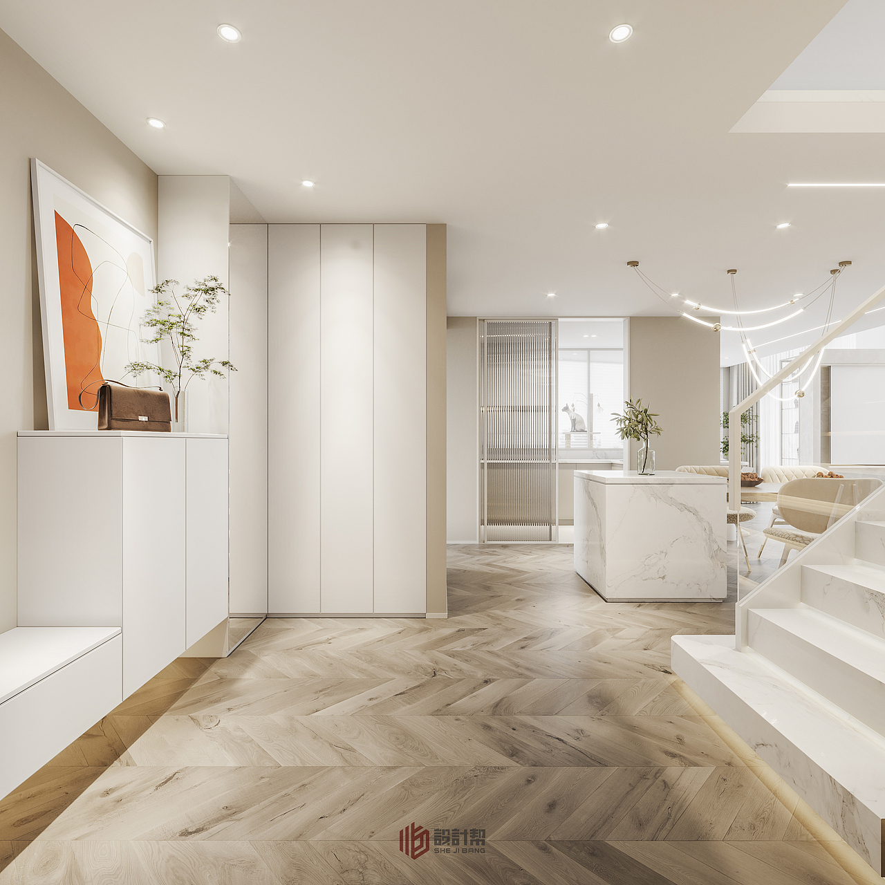 Modern style | 追求极致的平静与永恒的优雅（图ZMjM3Njc3OTE2） - 家装设计 - 站酷设计师森林空间原创素材 - 站酷ZCOOL