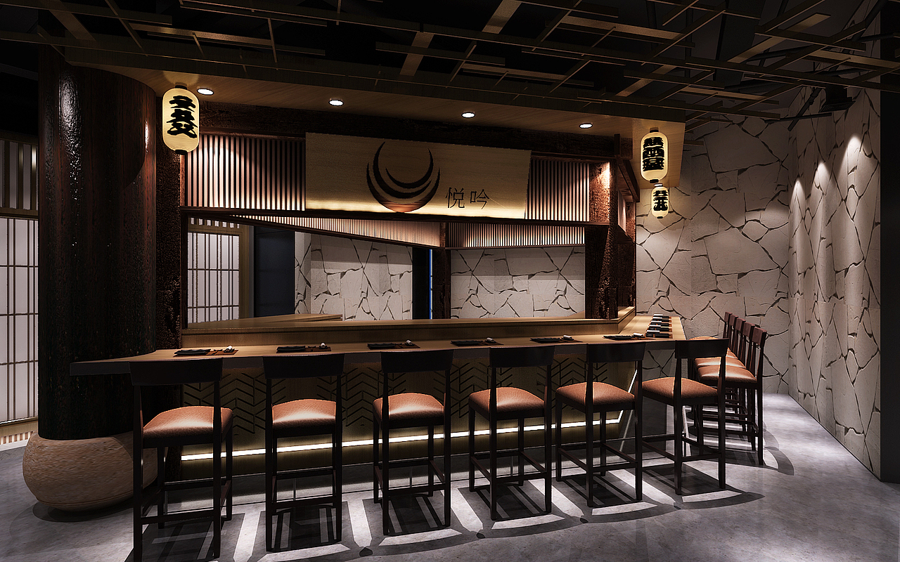 餐厅酒店效果图作品