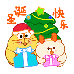 开心猫圣诞“三件套”