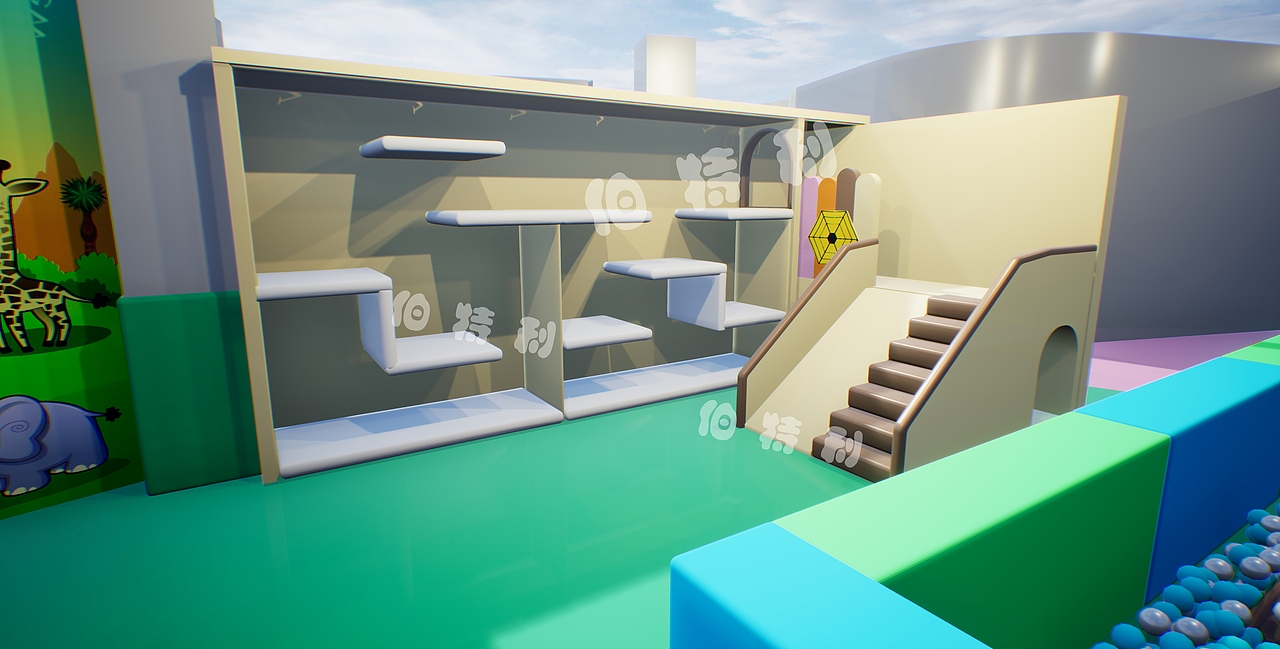 淘气堡作品图片（图ZMTkxMTg1NjA0） - 建筑/空间 - 站酷设计师匠人一心原创素材 - 站酷ZCOOL