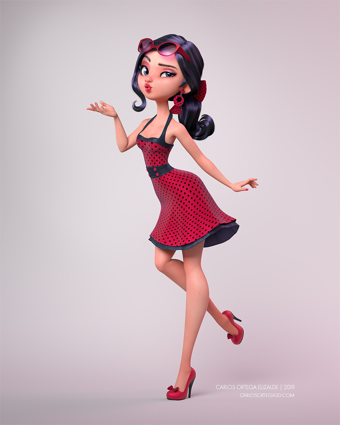 28欧美-迪士尼-女-夸张手办（图ZMjU2OTc0OTY4） - 商业插画 - 站酷设计师大熊猫beii原创素材 - 站酷ZCOOL