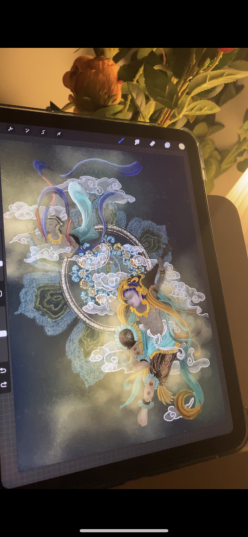 原创国风插画〈一梦入敦煌〉（图ZMzM1MzY2OTg4） - 艺术插画 - 站酷设计师哈喽画画的树小姐原创素材 - 站酷ZCOOL