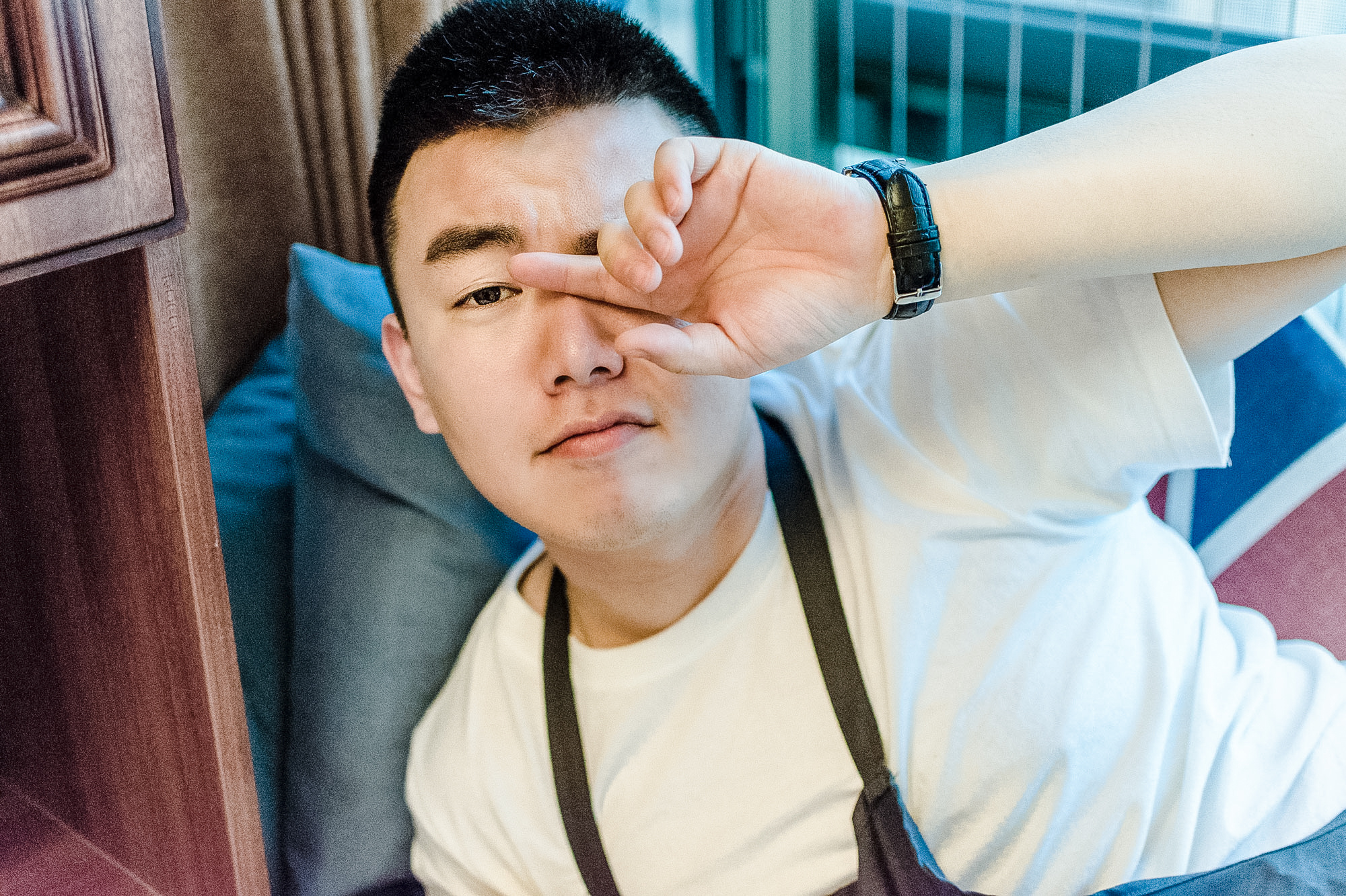 有点微胖的模特