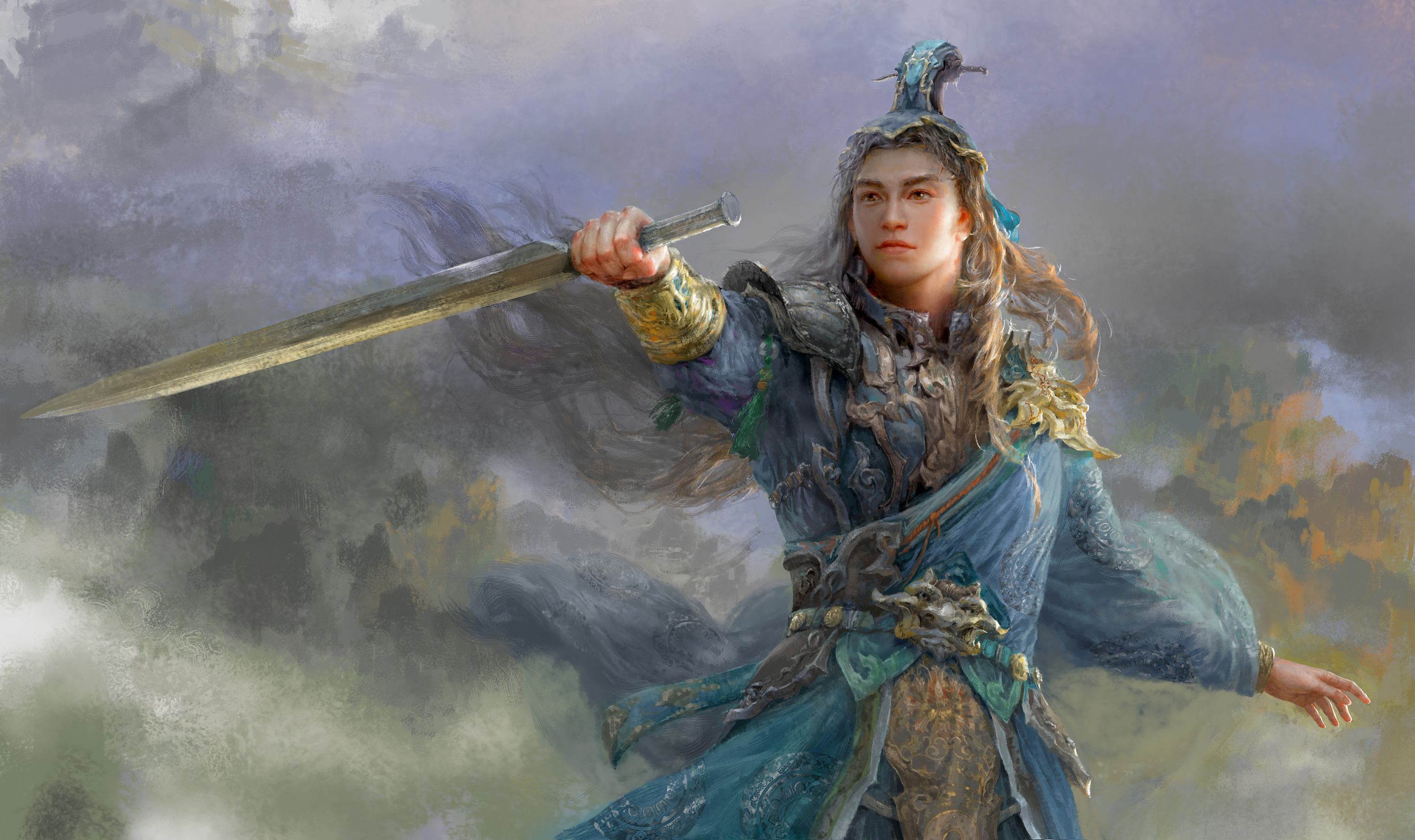 剑客|插画|游戏原画|立秋君 - 原创作品 - 站酷 (zcool)