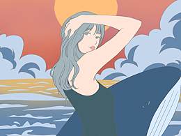 我与鱼系列插画节选