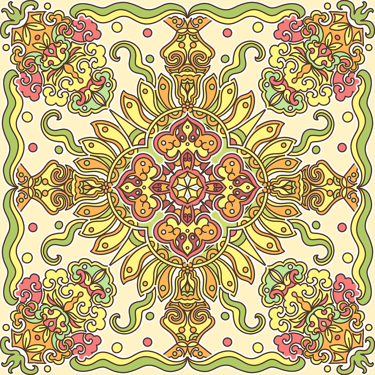 "云肩纹样”设计