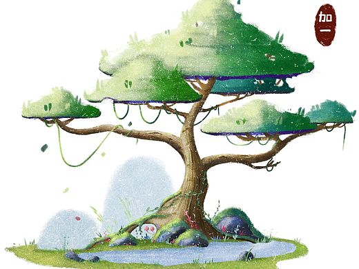 植物小场景（个人主页-ZNTU1NzIwNjQ=） - 商业插画 - 站酷设计师加一Kayi原创素材 - 站酷ZCOOL