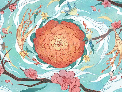 二十四节气插图设计