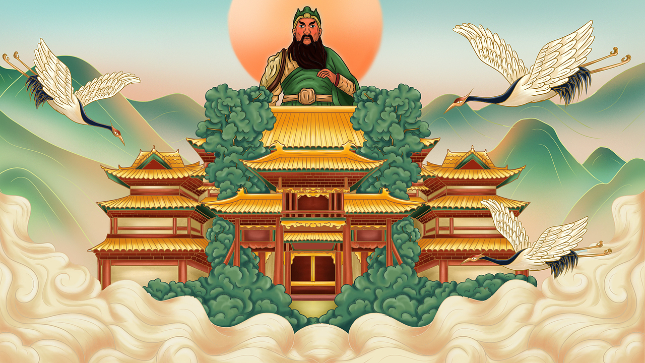 气盖世，勇而强。万众中，刺颜良（图ZMjgxNzczNDU2） - 商业插画 - 站酷设计师射手瞄不准原创素材 - 站酷ZCOOL