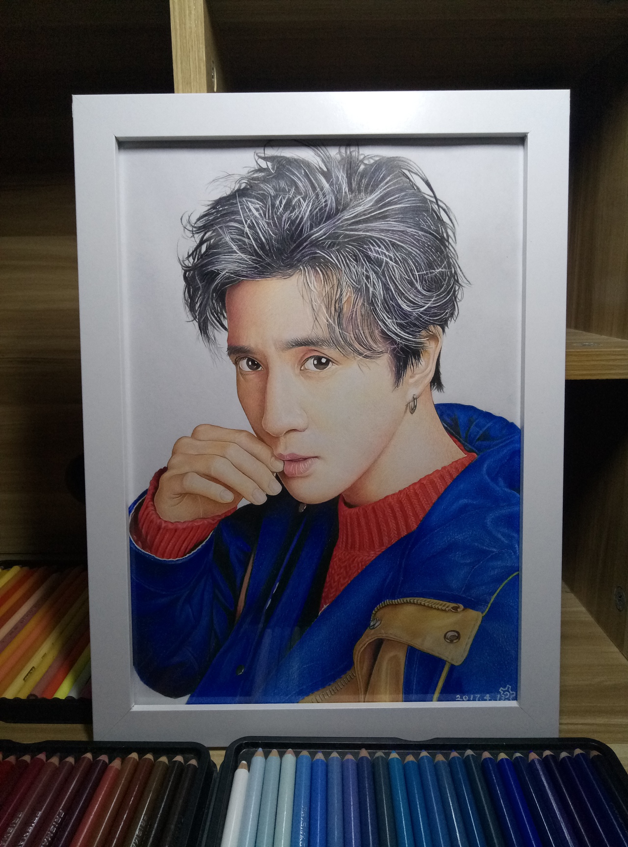 彩铅画 薛之谦（图ZNzY1NTg0NjA=） - 绘画 - 站酷设计师逆转的齿轮原创素材 - 站酷ZCOOL