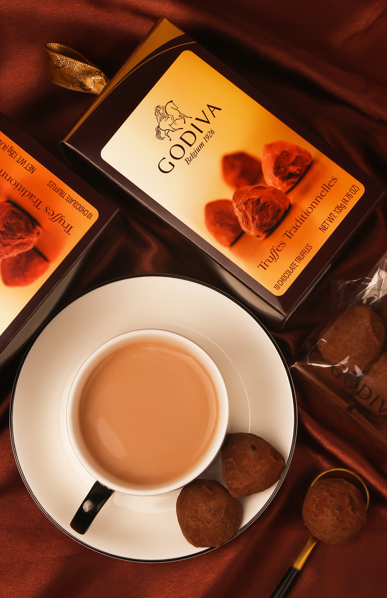 godiva巧克力产品拍摄