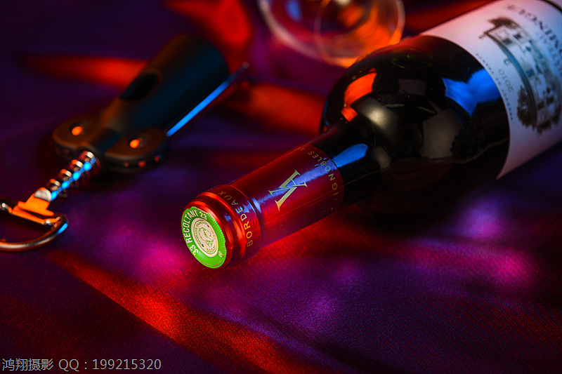 红酒摄影-暗调风格