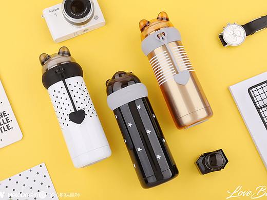 HelloDream【爱心熊保温杯】官方产品拍摄图