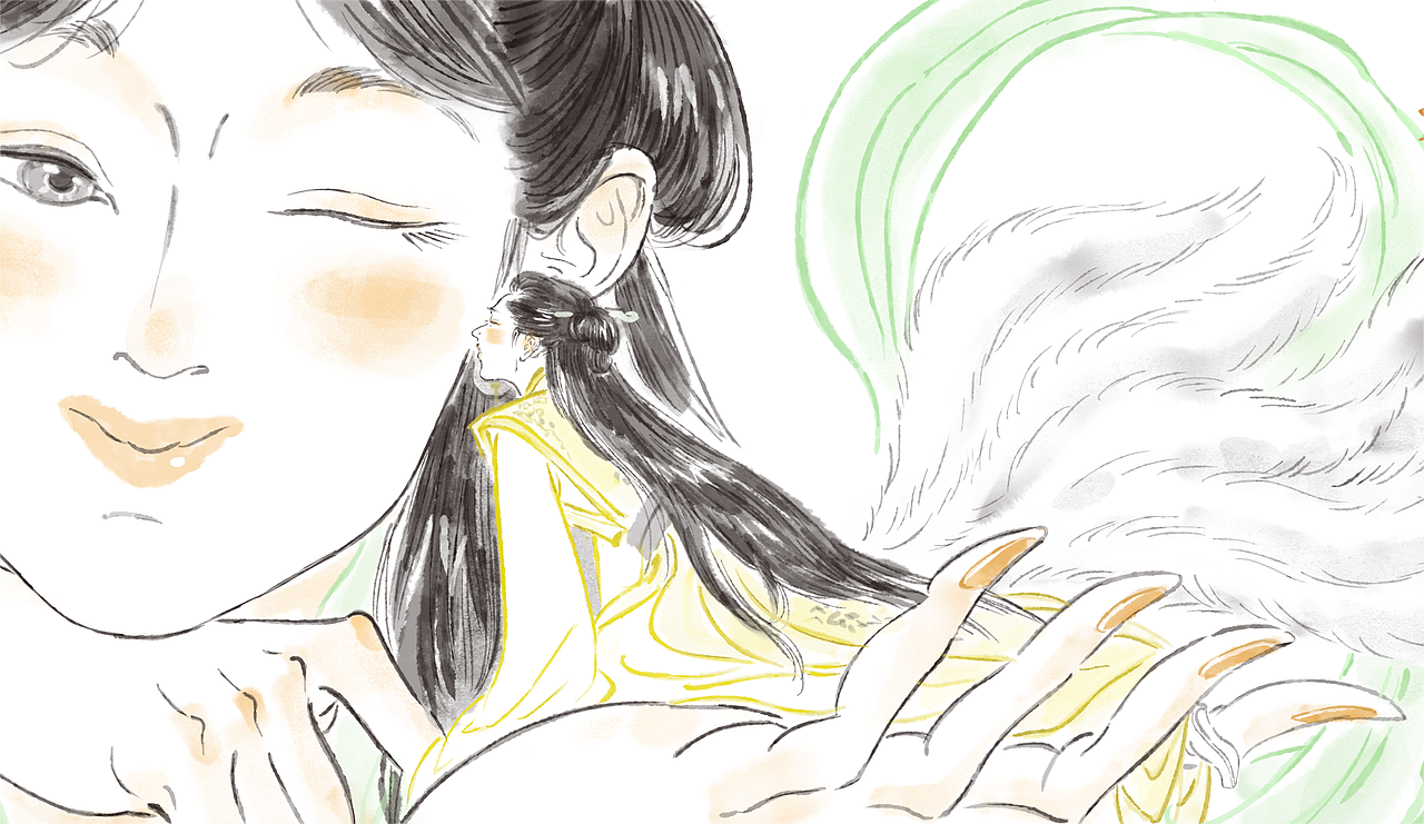 《长相思》夭璟cp脑洞图