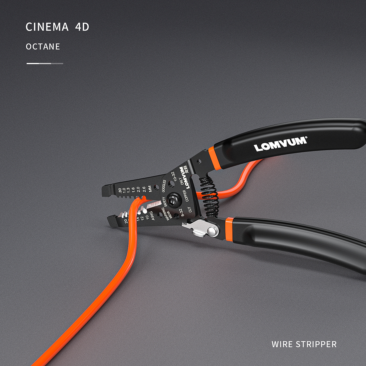 C4D作品整理(电动工具系列)part1