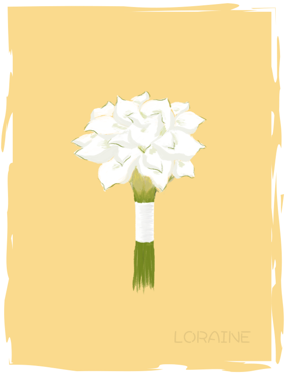 新娘捧花|插画|商业插画|追逐繁星的小甜饼 - 原创作品 - 站酷 (zcool