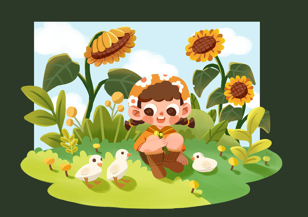 q版儿插|人物|插画|儿童插画|韩毛毛儿 - 原创作品 - 站酷 (zcool)