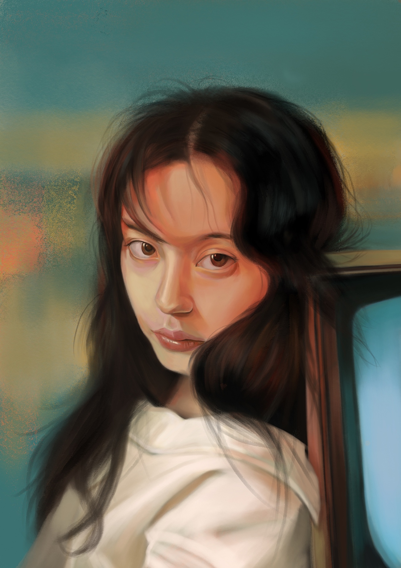 procreate板绘人像(初尝)