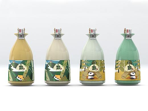 “胸有成竹”眉山青神竹酒包装设计