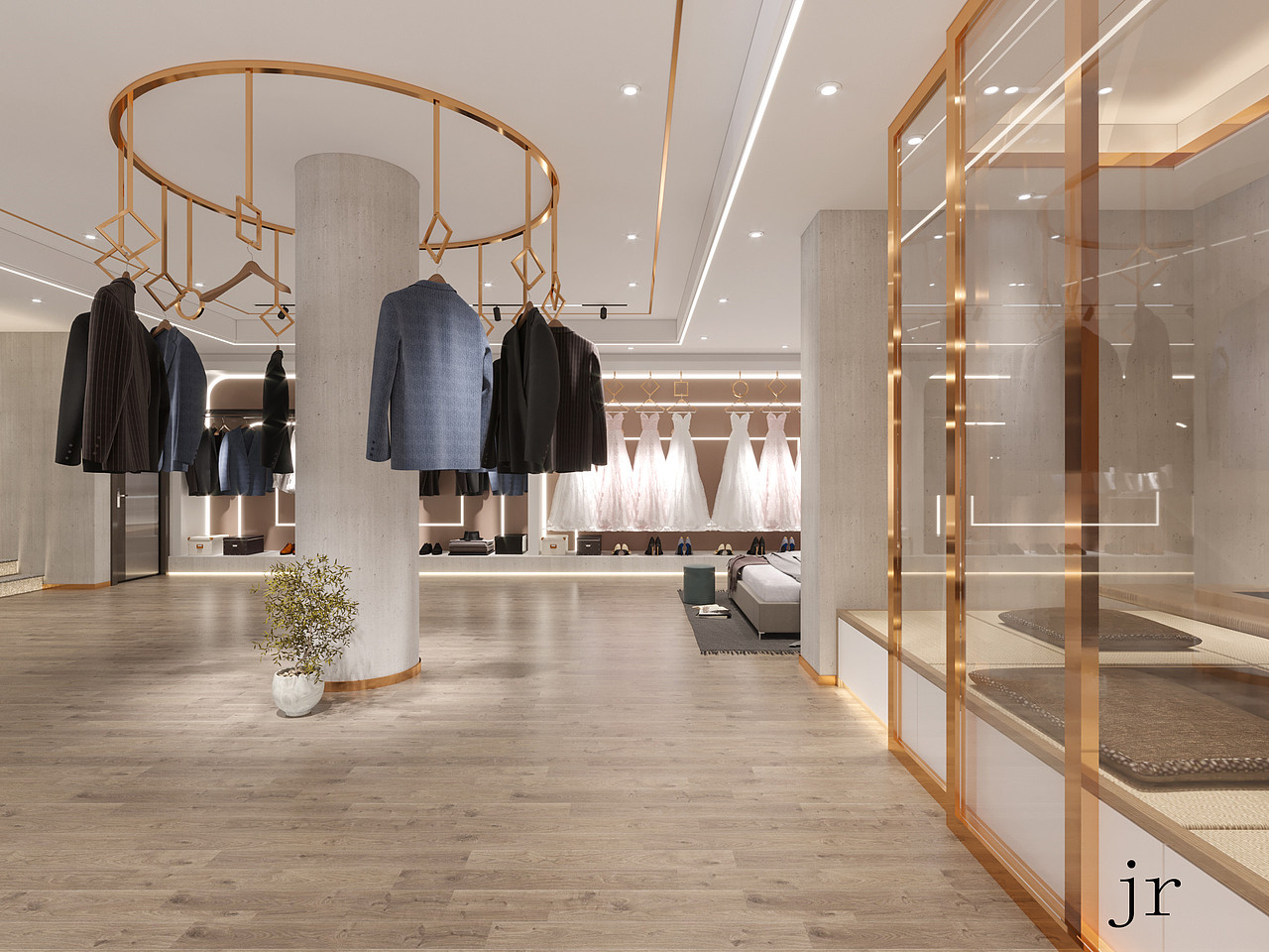 服装店（图ZMjQ5NjIzNTk2） - 商业空间设计 - 站酷设计师考拉shudaixiong原创素材 - 站酷ZCOOL