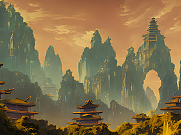 #站酷夢筆#古代中式建筑