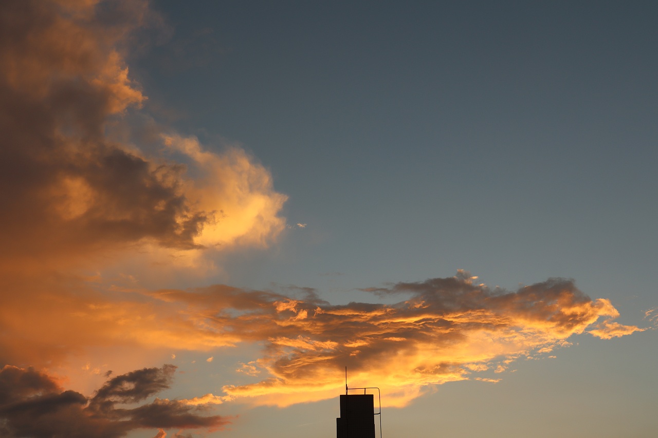 云朵 夕阳 落日