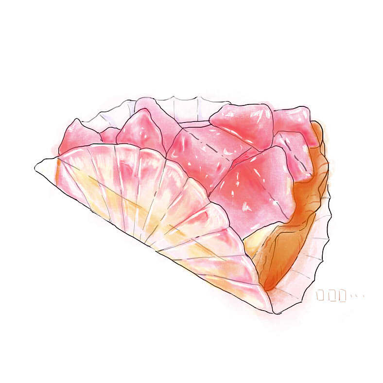 白桃芝士蛋糕（图ZMjUwNTM3OTEy） - 商业插画 - 站酷设计师fengchuichui原创素材 - 站酷ZCOOL