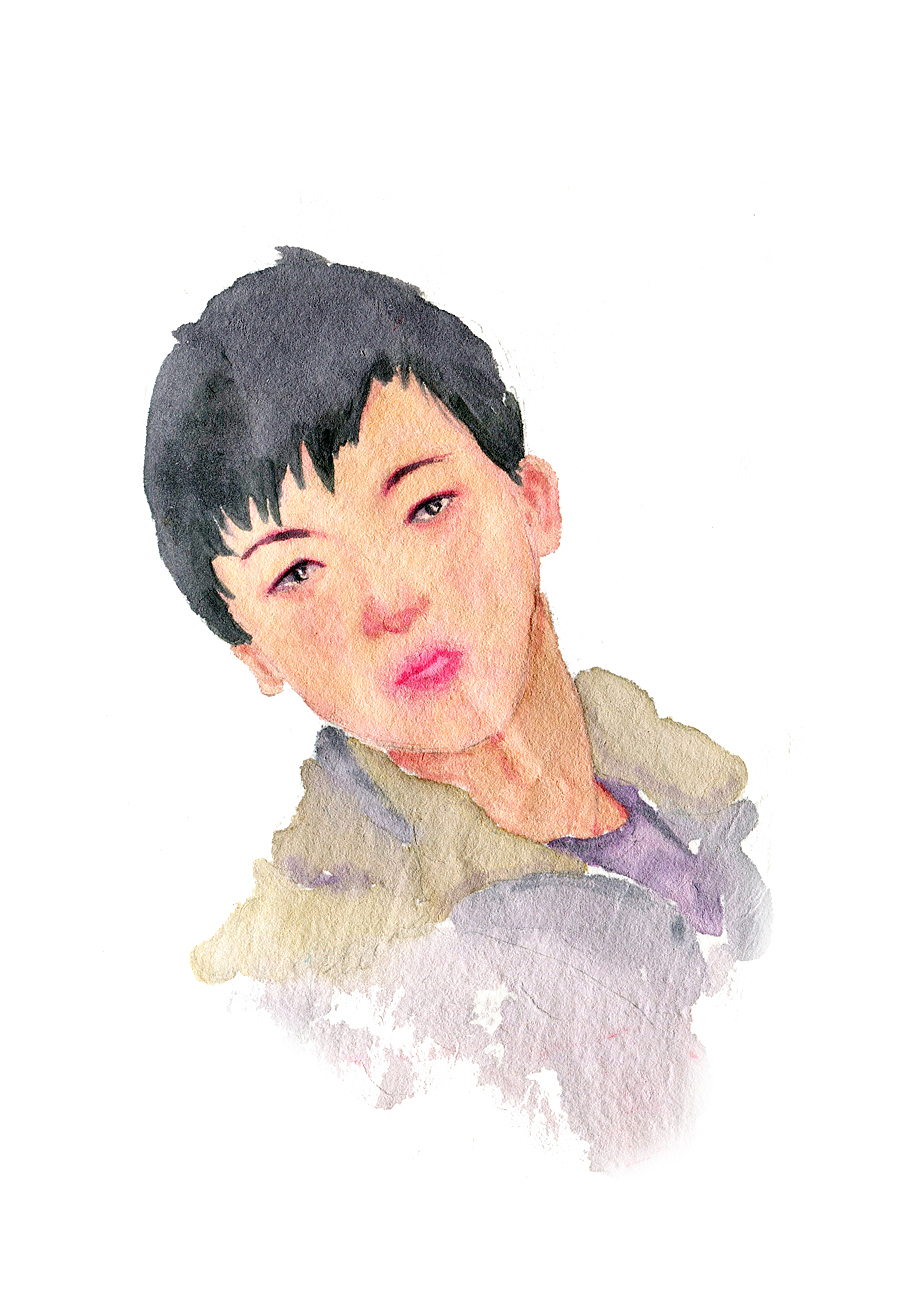 小希，这个一回头怎么没有把你的媚态画出啊，肯定是画失败了吖，我们那时候一起画画，写生都好好玩啊，你有时候也很神秘，O(∩_∩)O哈哈~半年没见啦，见你画的也更好了，嘻嘻，看好你哦~加油！！！