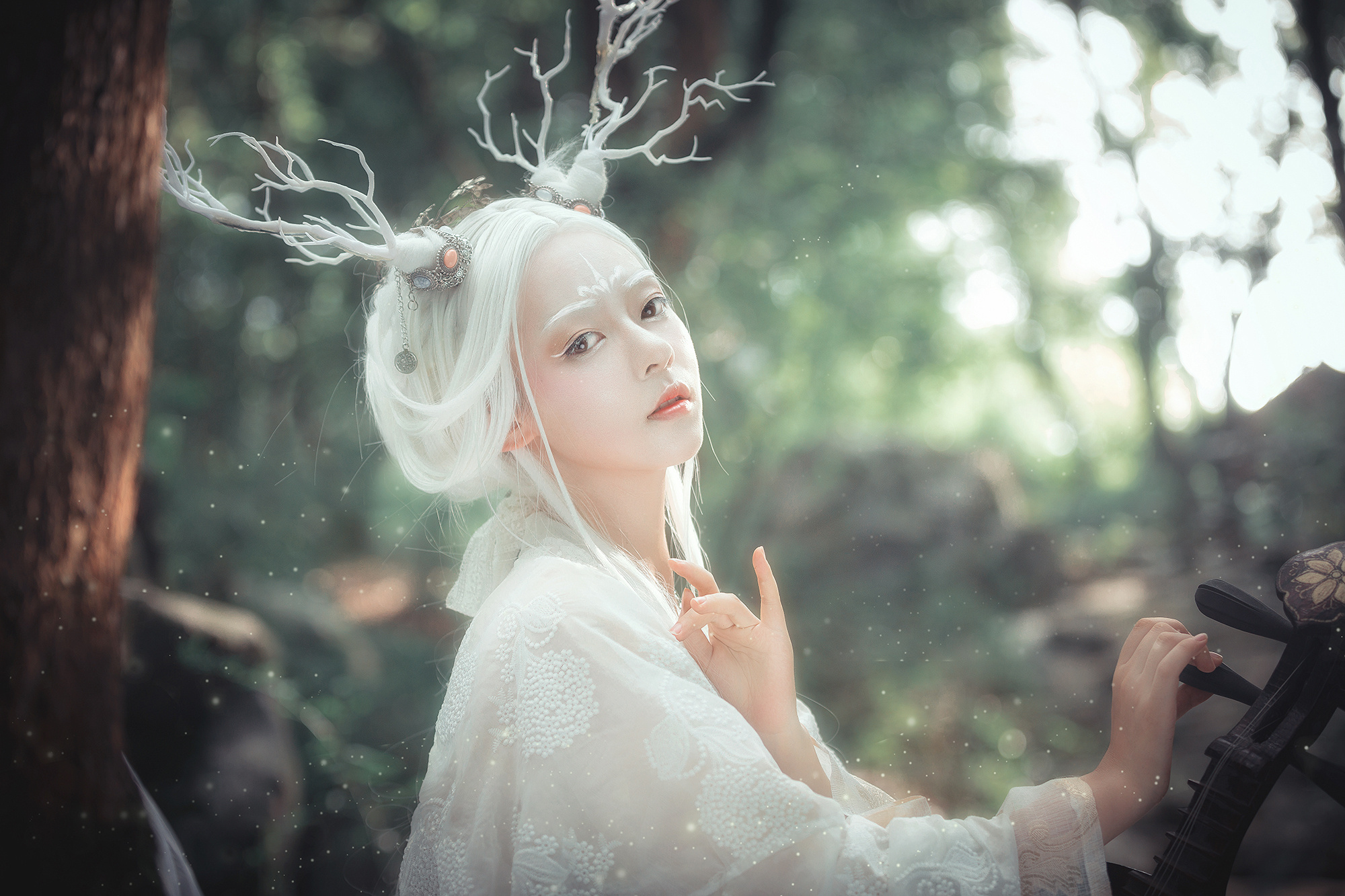 《灵仙图志·白鹿》