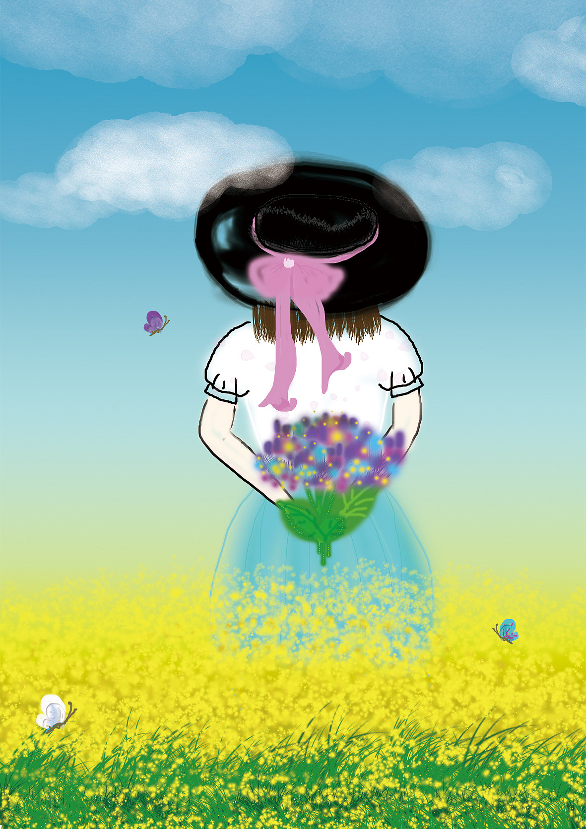 春暖花开  邀上3322的闺蜜 一起奔跑在花海中  裙角飞扬