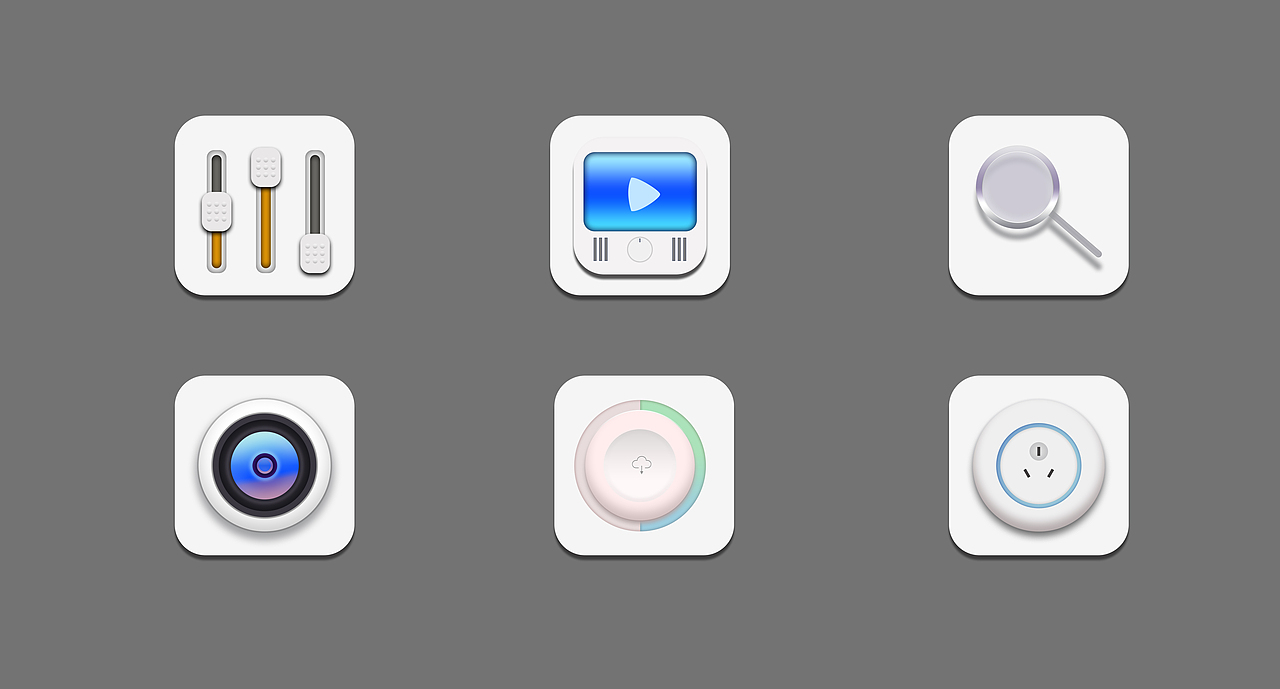 拟物化图标练习