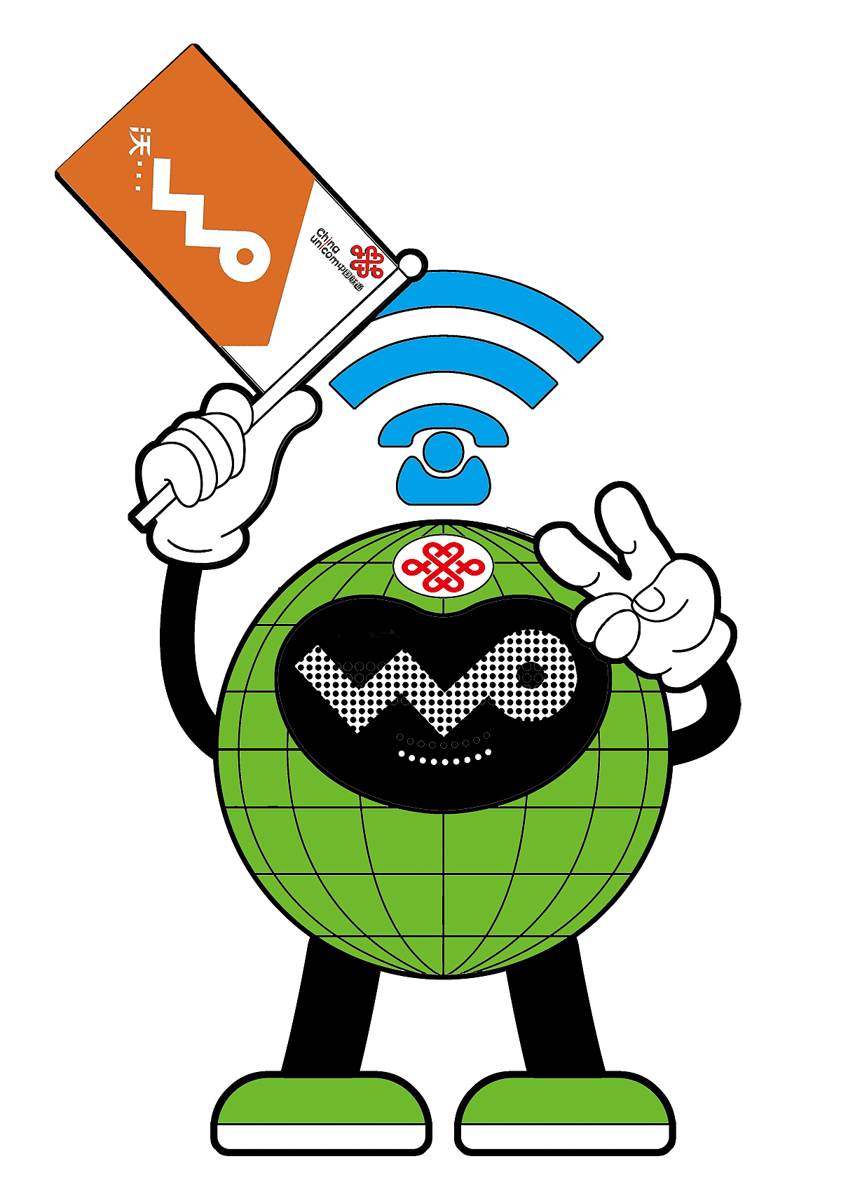 中国联通吉祥物--圆圆