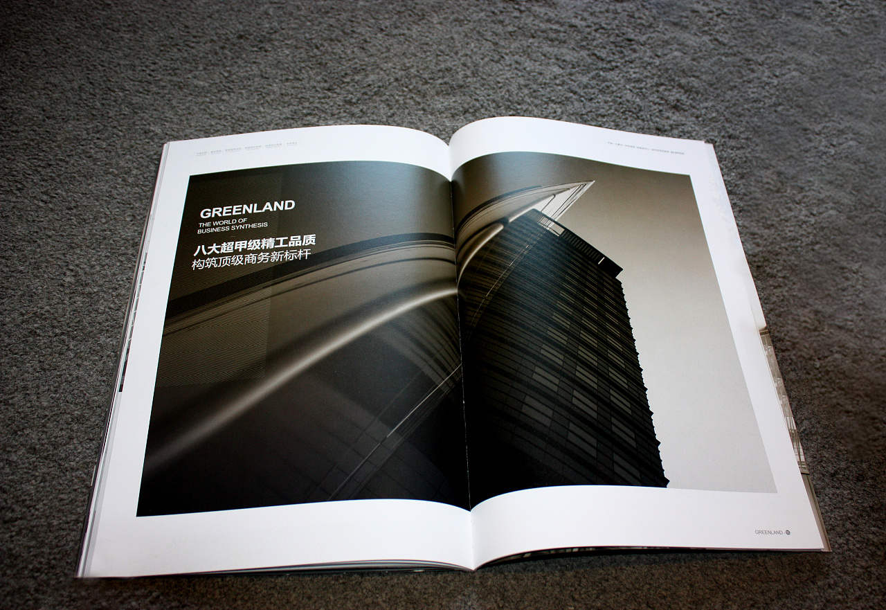 绿地腾飞大厦楼书及四折页展示