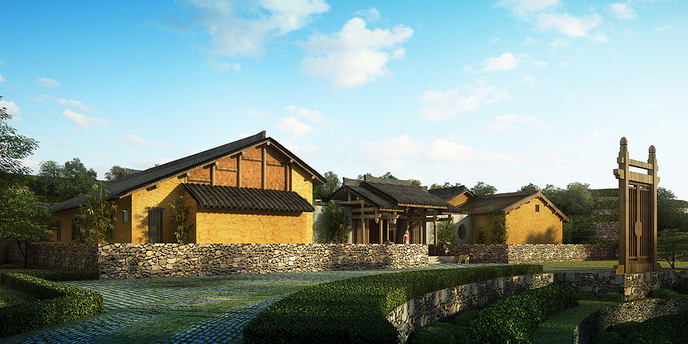 【上舍休闲山庄】成都农家乐设计|成都农家乐装修（图ZMTQyNzk1Mzcy） - 家装设计 - 站酷设计师特色农家乐设计原创素材 - 站酷ZCOOL