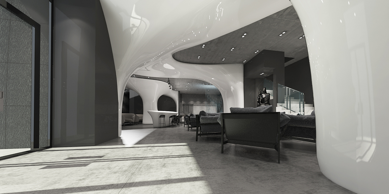 “溶”概念咖啡厅设计