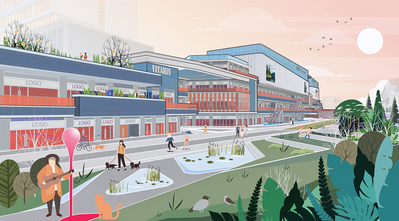 建筑拼贴画（图ZMzIwMDYyMzY0） - 艺术插画 - 站酷设计师zlreli原创素材 - 站酷ZCOOL