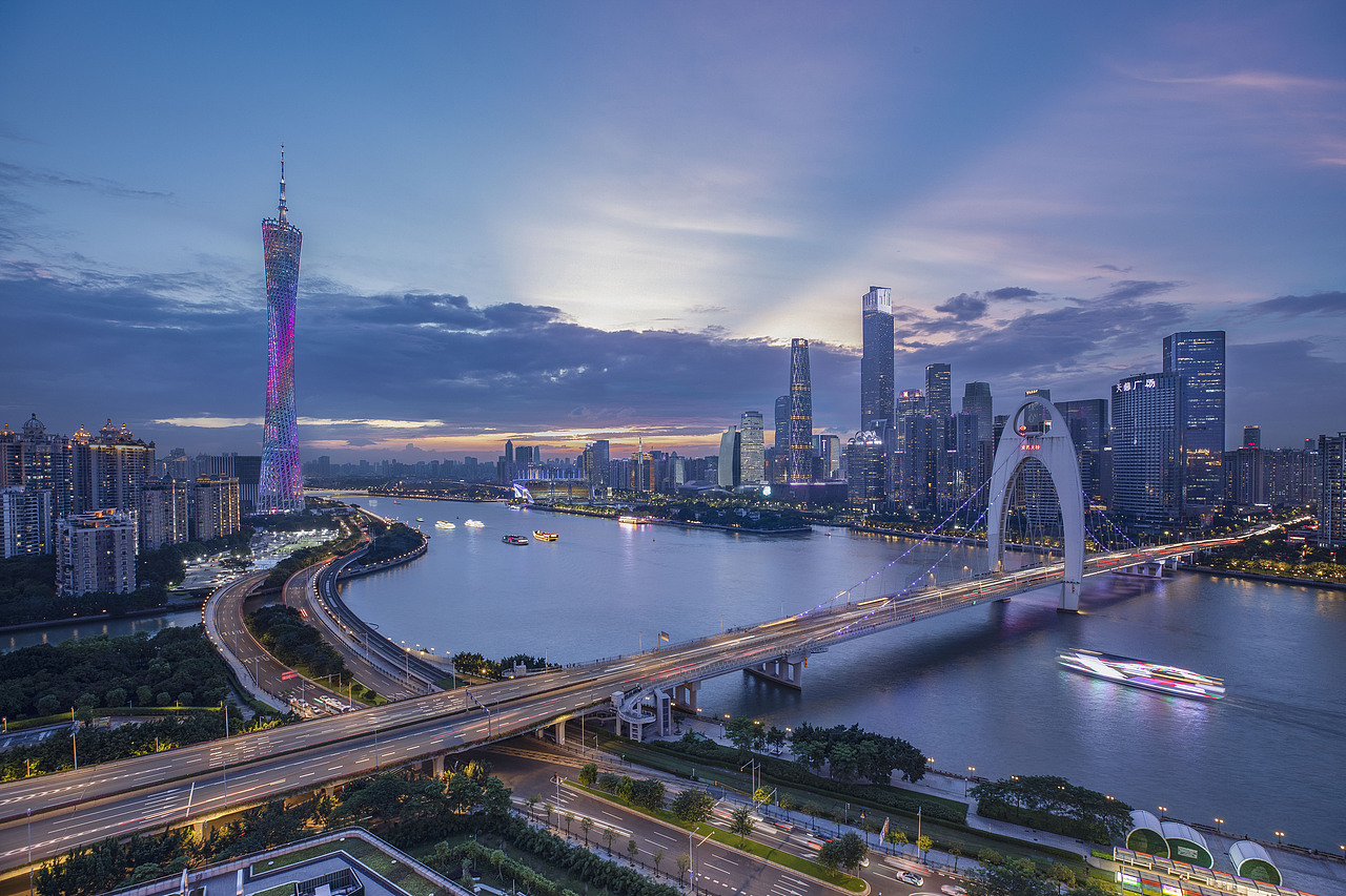 广州城市风光打卡照