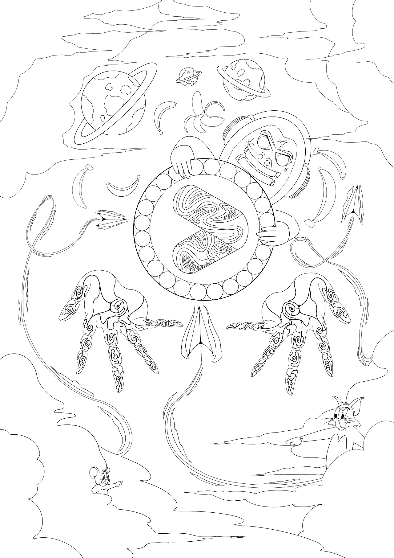 優(yōu)酷創(chuàng)作思路（圖ZMjM3NDczNTgw） - 商業(yè)插畫 - 站酷設(shè)計師愛冰美式的貓原創(chuàng)素材 - 站酷ZCOOL