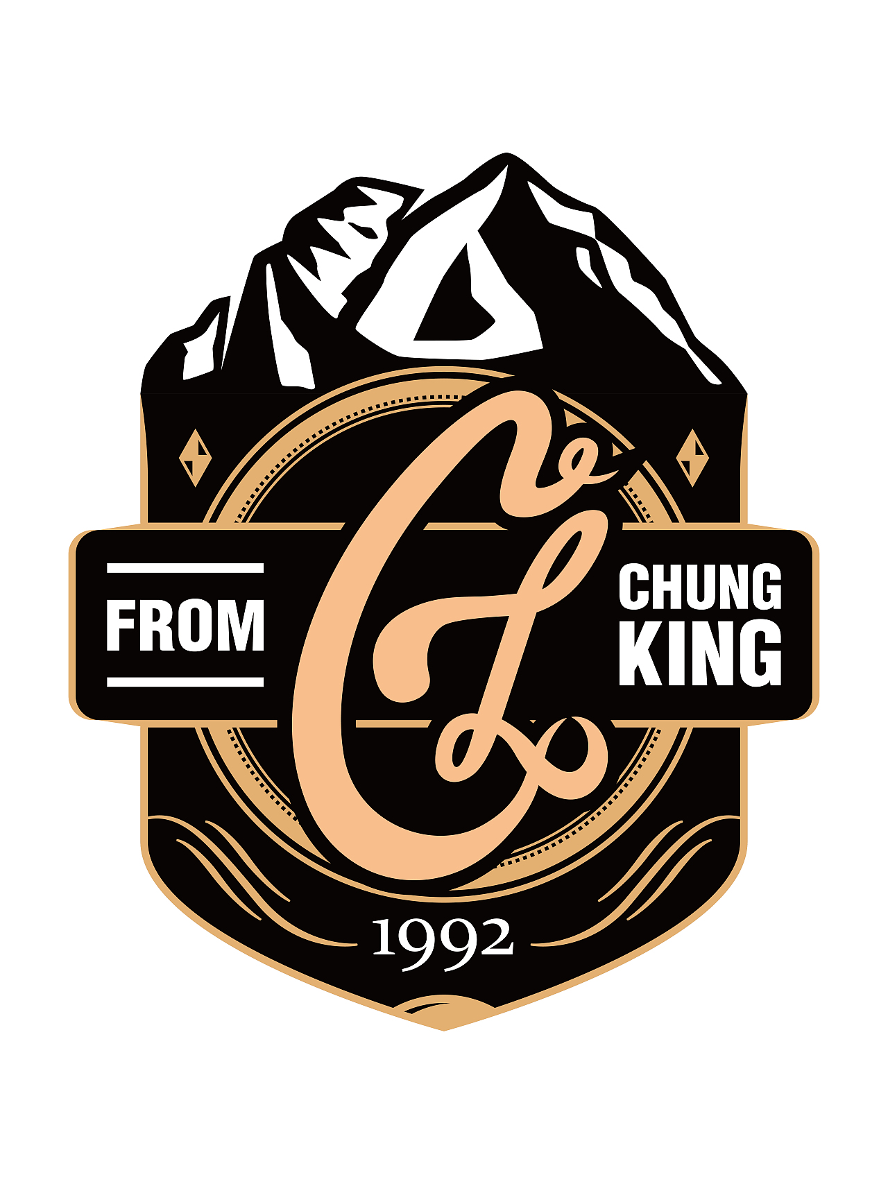 美式复古风个人logo