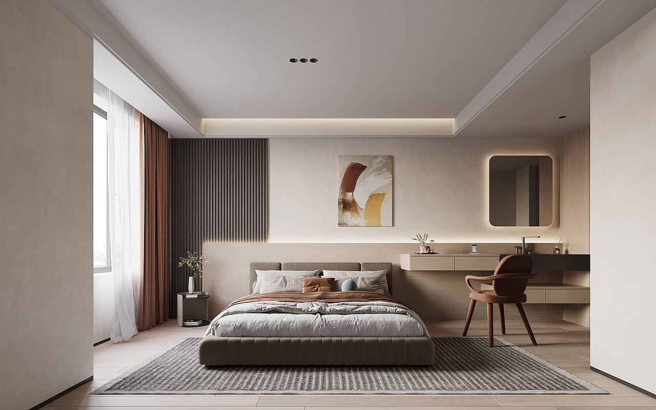 奶油色系 - 客厅（图ZMjkyNjc1NDEy） - 家装设计 - 站酷设计师Wboo丶原创素材 - 站酷ZCOOL