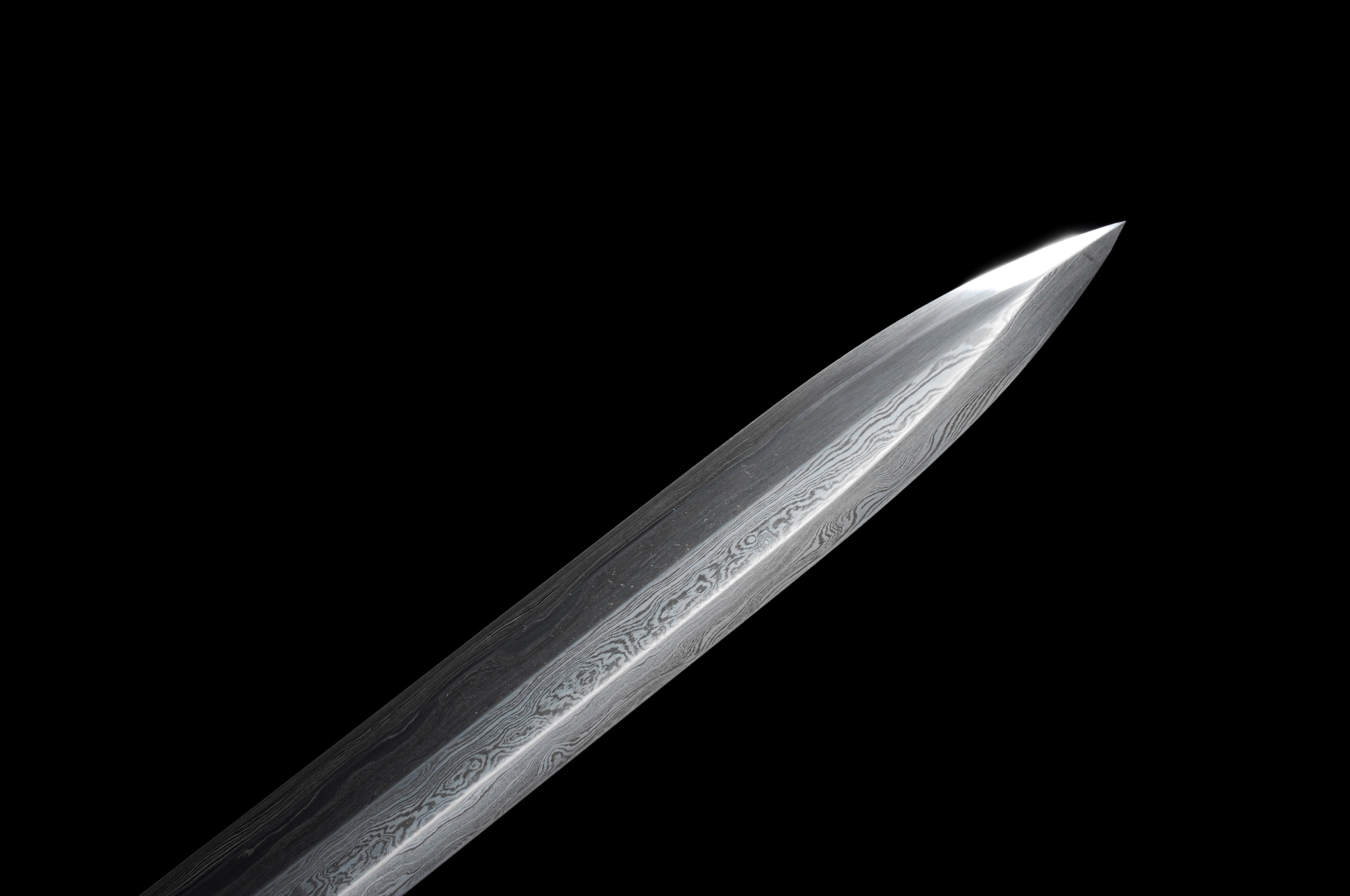 龙泉铸剑师曾保东作品凤凰战剑