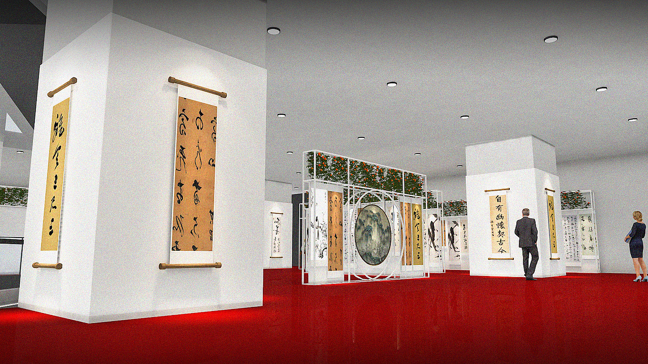 画展（图ZMjIwNDA3OTA4） - 展陈设计 - 站酷设计师晴天6原创素材 - 站酷ZCOOL