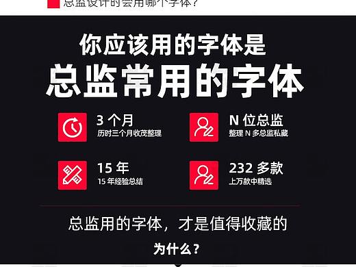 设计师常用字体