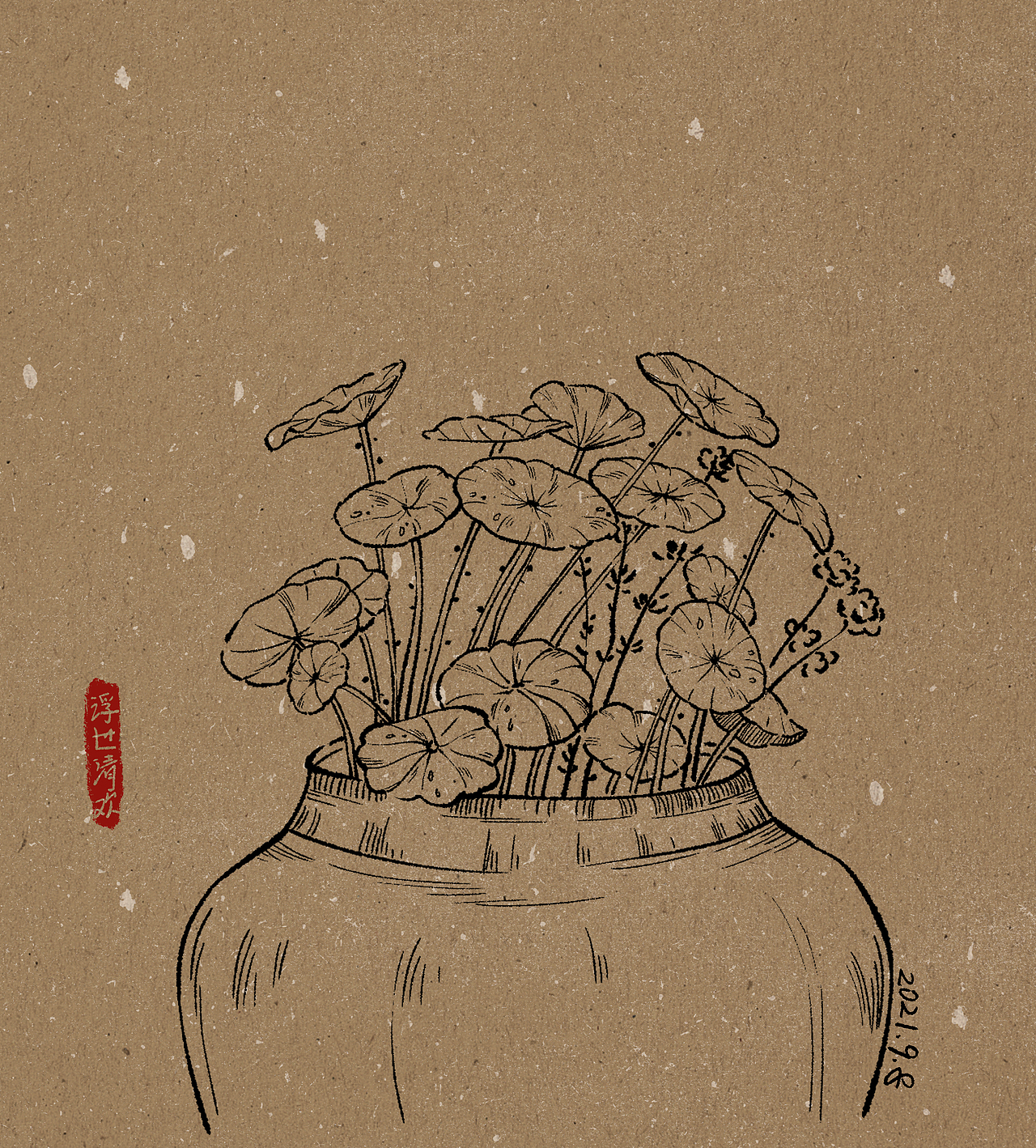 荷花（图ZMjcwMTc4OTEy） - 创作习作 - 站酷设计师昔伶舟原创素材 - 站酷ZCOOL