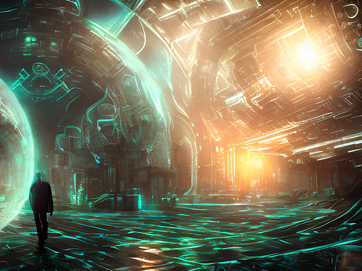 #站酷梦笔#星际宇宙,克苏鲁,赛博朋克,电影打光